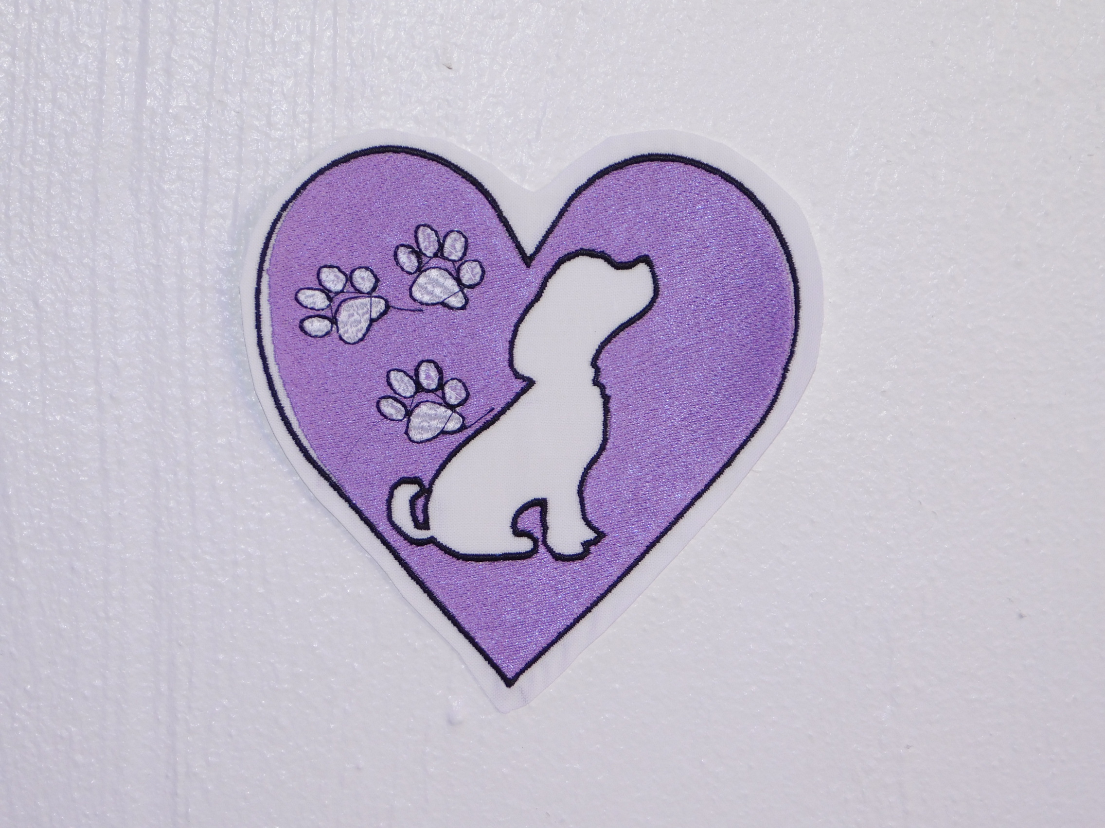 Purple Dog Heart